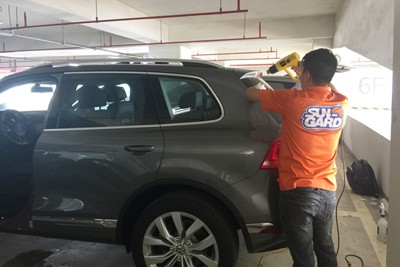 Dán kính xe Volkswagen Touareg 2018 tại Kangnam